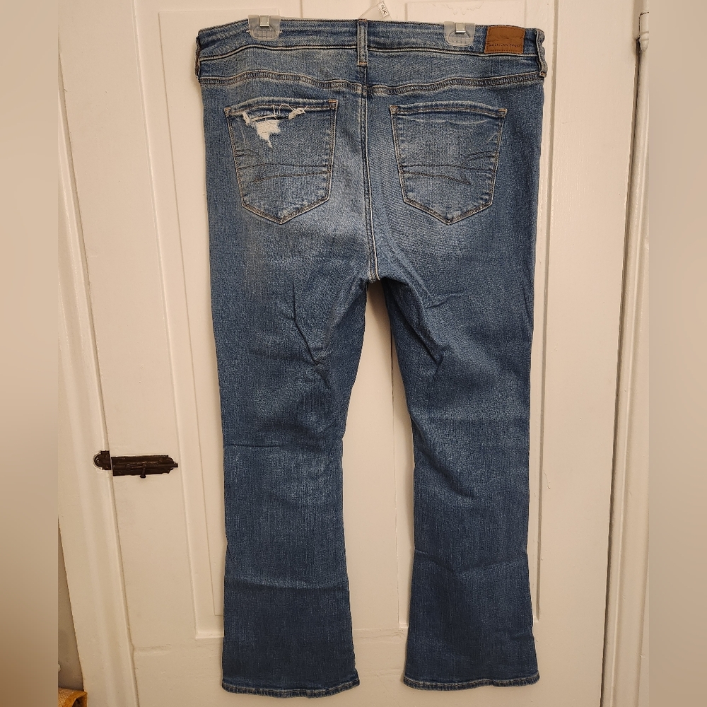 American Eagle High Rise Skinny Kick size 16 Short - Picture 8 of 8